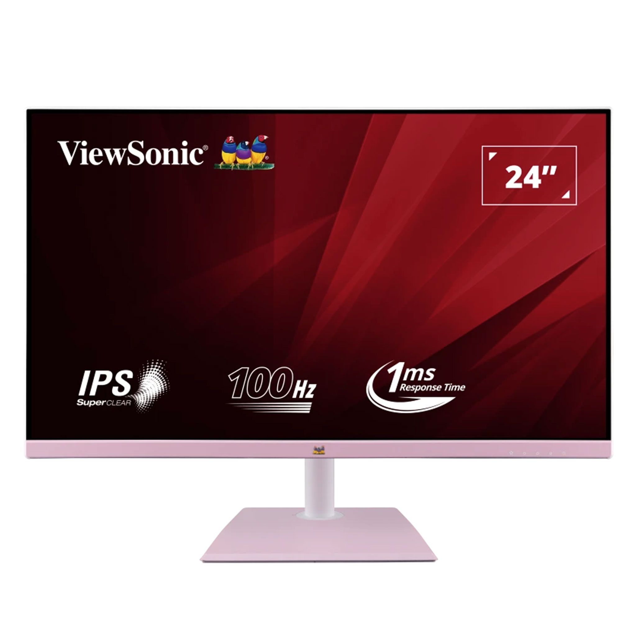 Màn hình Viewsonic VA2436-H-PN Hồng | 24 inch, Full HD, IPS, 100Hz, 1ms, phẳng