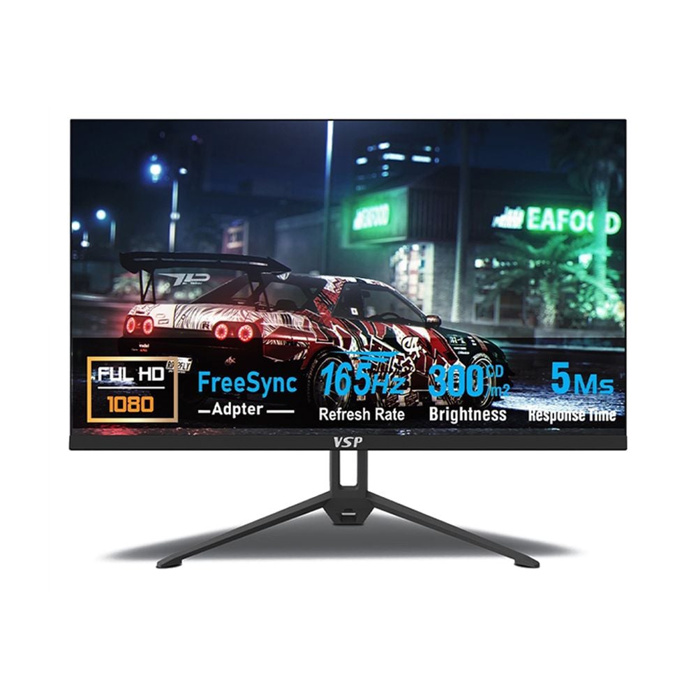 Màn hình VSP VG247S | 23.8 inch, Full HD, IPS, 165Hz, 5ms, phẳng