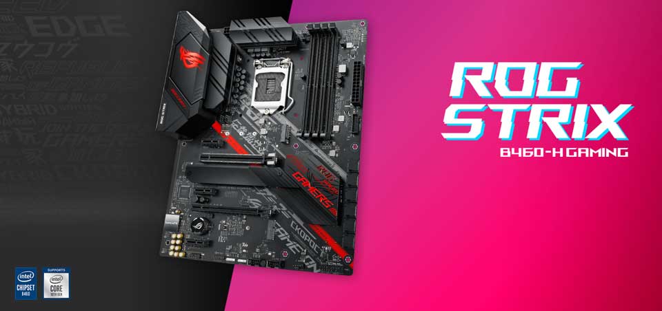 Mainboard Asus B460-H ROG Strix Gaming (ROG STRIX B460-H GAMING)