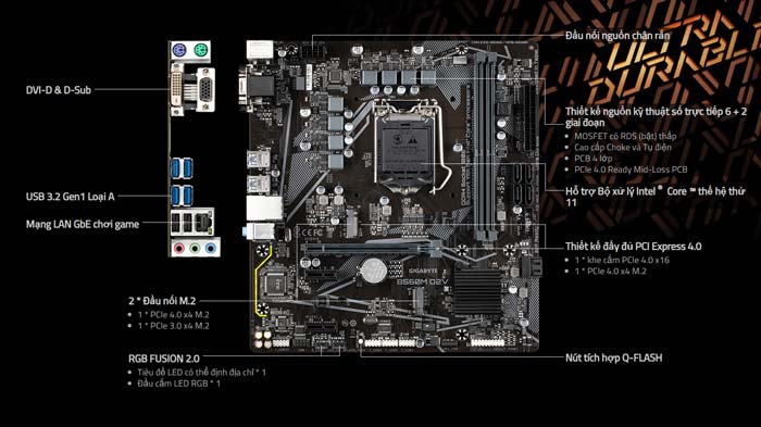 Mainboard Gigabyte B560M D2V