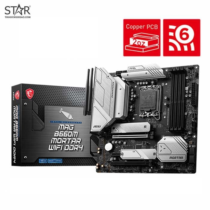 Mainboard MSI B660M MAG Mortar Wifi DDR4