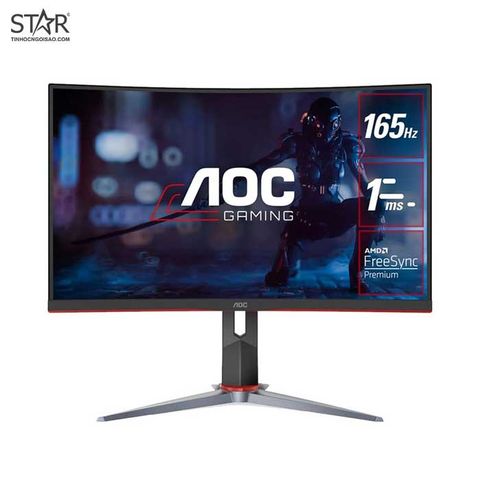 Màn hình AOC 27 inch C27G2X (FHD 165Hz 1ms Freesync Gaming Cong ) 