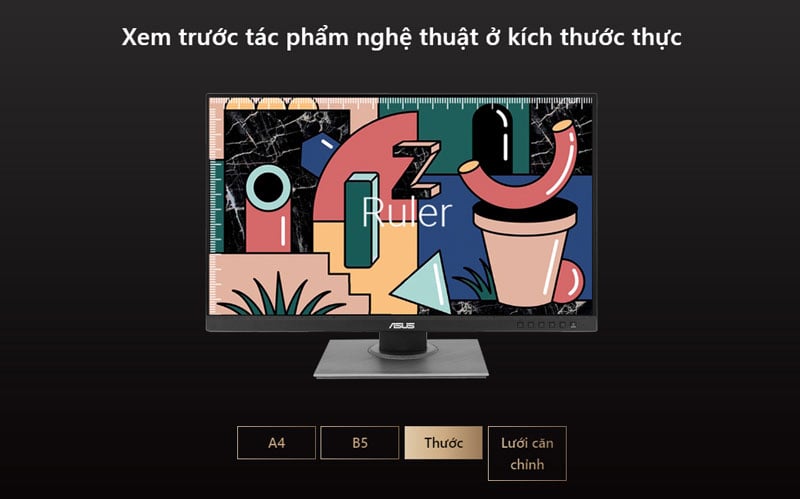 Màn hình LCD 24 inch Asus ProArt PA248QV FHD IPS 75Hz 100% sRGB Chính Hãng