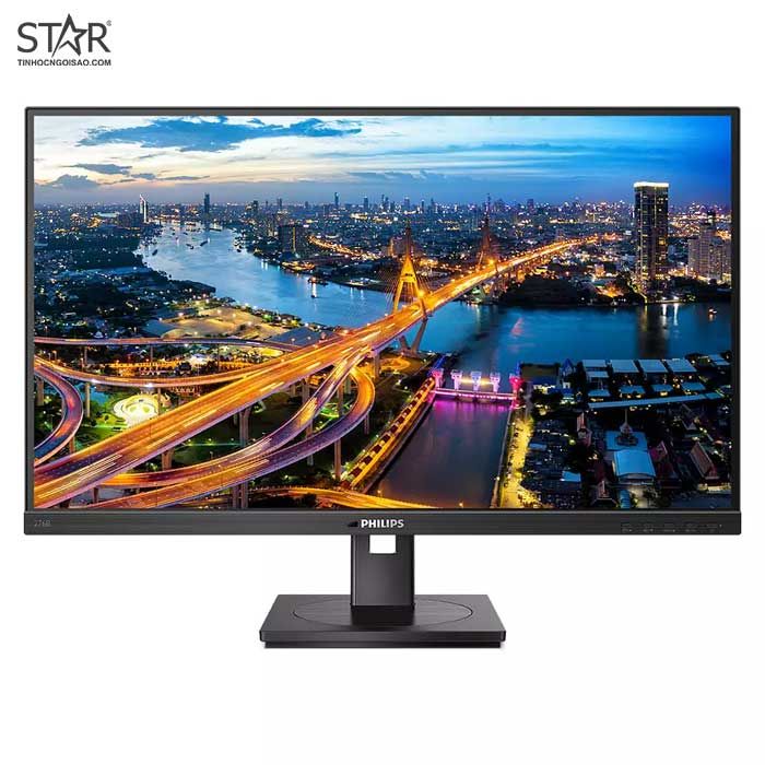 Màn hình LCD 27” Philips 276B1/01 QHD 2K IPS 75Hz (USB-C Dock / RJ45 Ethernet) Chính Hãng