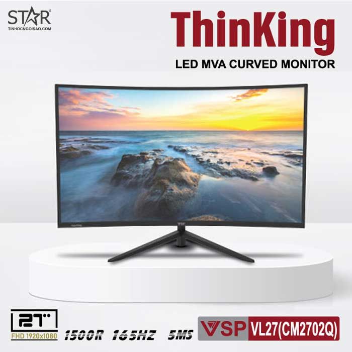 Màn hình LCD 27 inch VSP VL27 (CM2702Q) FHD 1500R/165Hz Gaming Cong