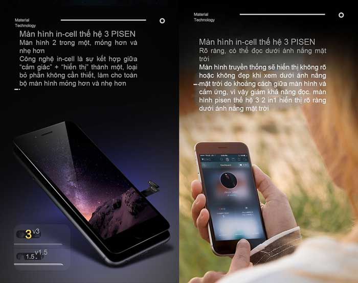 Màn hình điện thoại IPhone 11 Pisen 3CEASY