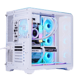  Thùng máy Mik Barbatos ATX - White | AIO 360, view 3 góc 