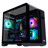  Thùng máy Mik Barbatos M 360 - Black | Không kèm fan 