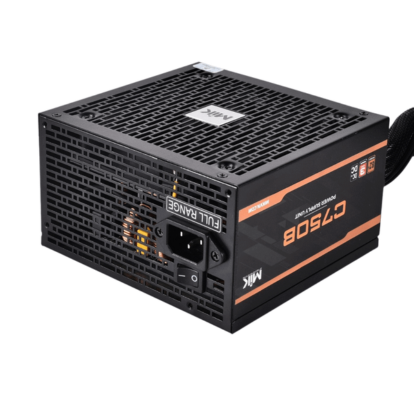  Nguồn máy tính Mik C750B (Hiệu Suất 87%) (Dc To Dc) - Đen 