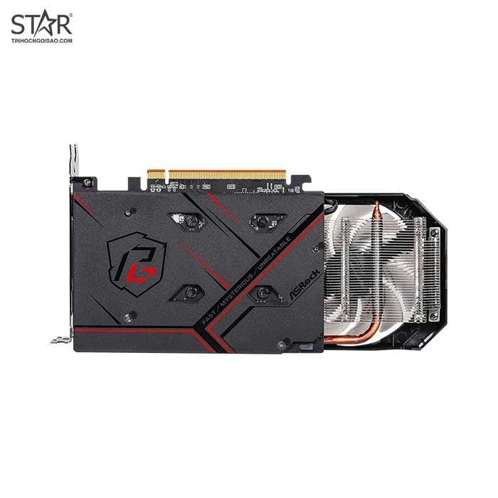 Card màn hình VGA ASRock RX 6500XT Phantom Gaming D 4GB OC 2 Fan (90-GA3DZZ-00UANF)