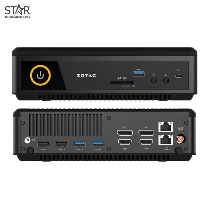 Mini PC Zotac ZBOX Magnus EN1060K Gaming Barebone (GeForce® GTX 1060/ Chưa kèm CPU-RAM-SSD)