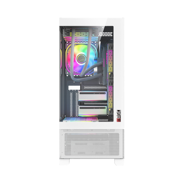  Thùng máy MAGIC Mix Full Tower - Trắng | E-ATX, không fan 