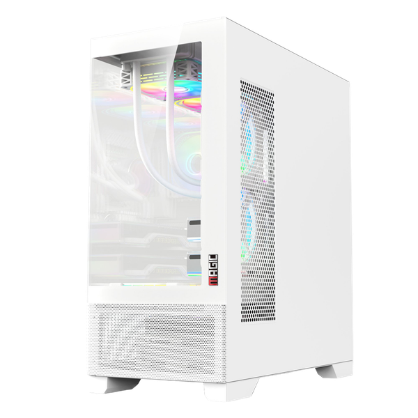  Thùng máy MAGIC Mix Full Tower - Trắng | E-ATX, không fan 