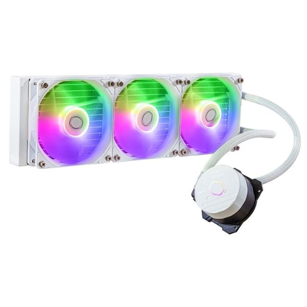  Tản nhiệt nước Cooler Master MasterLiquid 360L Core White (NK) | ARGB, Trắng 
