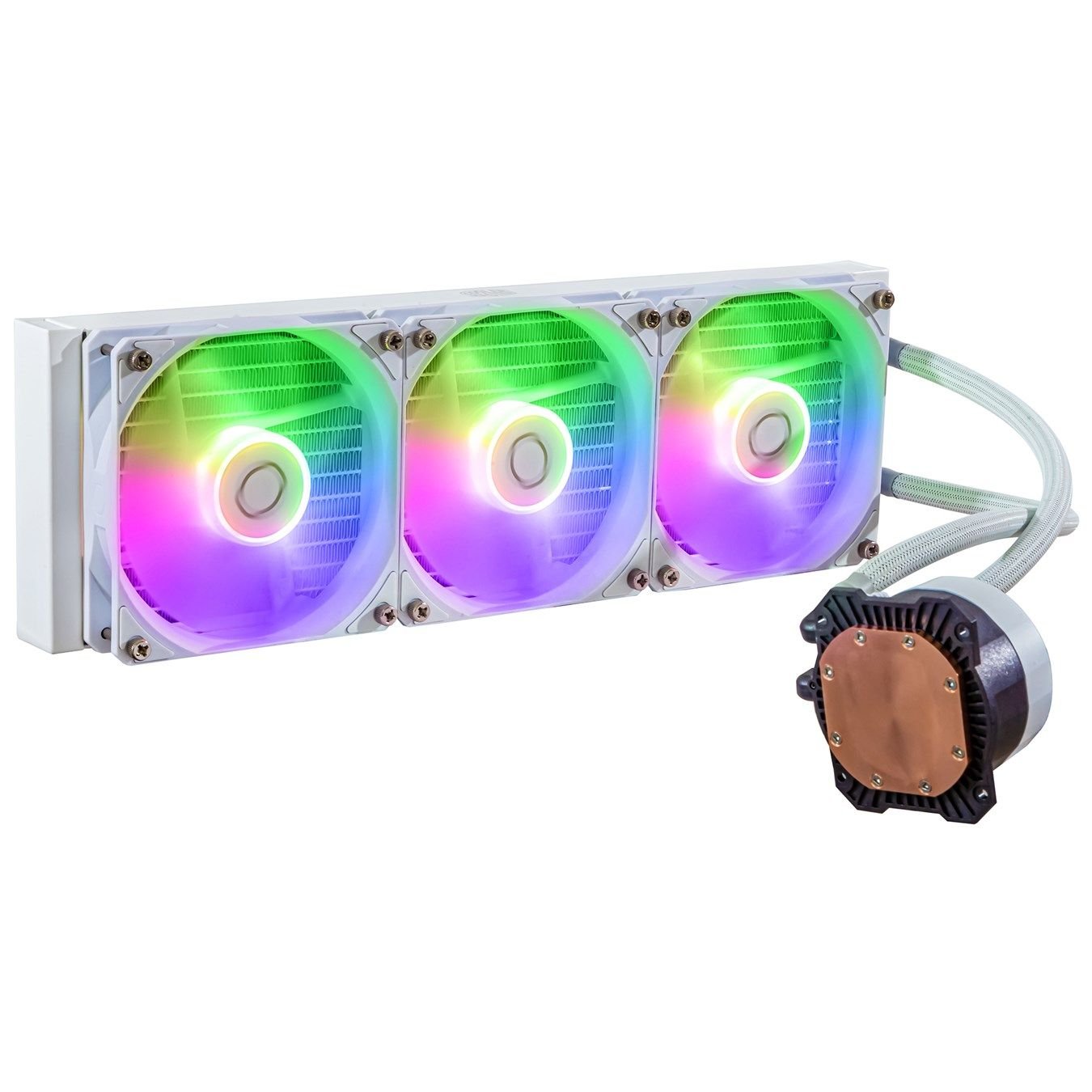 Tản nhiệt nước Cooler Master MasterLiquid 360L Core ARGB White - Trắng | 360, nhập khẩu