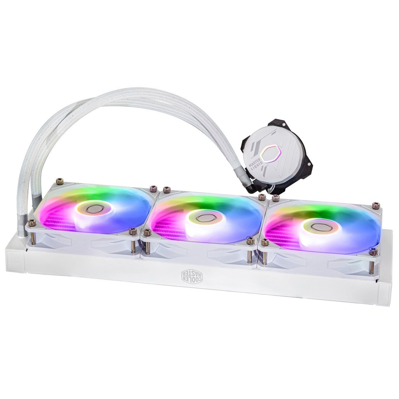 Tản nhiệt nước Cooler Master MasterLiquid 360L Core ARGB White - Trắng | 360, nhập khẩu