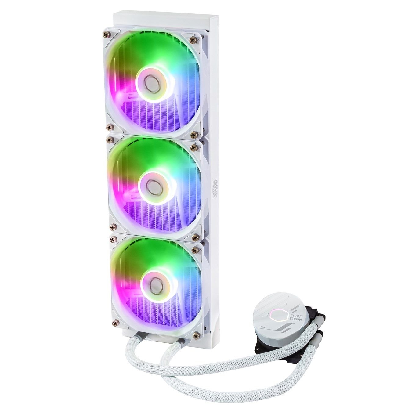 Tản nhiệt nước Cooler Master MasterLiquid 360L Core ARGB White - Trắng | 360, nhập khẩu