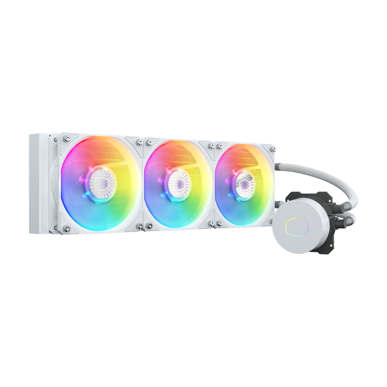 Tản nhiệt nước Cooler Master MasterLiquid ML360L V2 ARGB White Edition - Nhập khẩu
