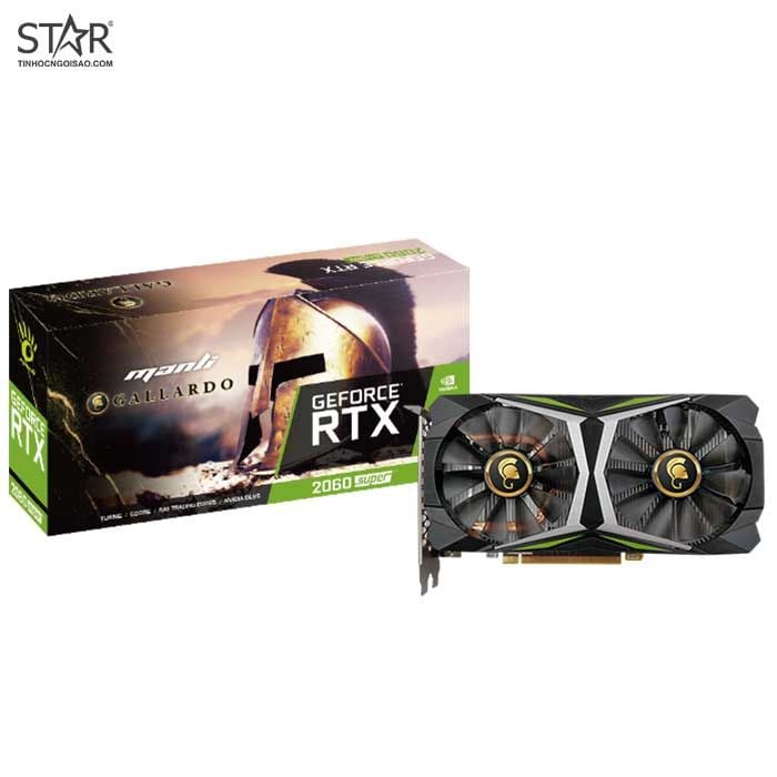 VGA Manli RTX 2060 Super 8GB GDDR6 Gallardo (M-NRTX 2060 SuperG/6RGHPPP-M2435)