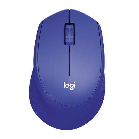 Chuột không dây Logitech M331 Silent (Xanh Dương)
