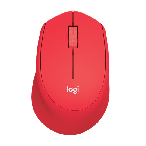 Chuột không dây Logitech M331 Silent (Đỏ)