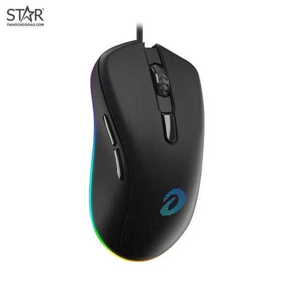  Chuột gaming DareU EM908 | Có dây, 6400 DPI, 100g, RGB, Đen 