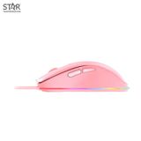 Chuột Dare-U EM908 Queen Pink RGB Gaming (Hồng) 
