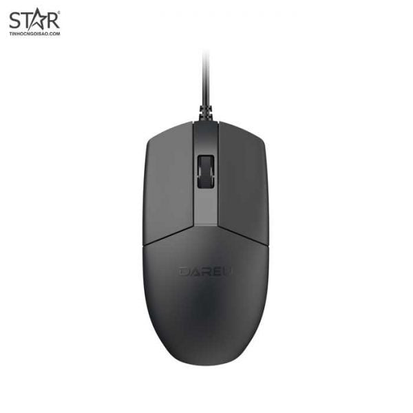  Chuột văn phòng DareU LM103 | Có dây, 1200 DPI, 100g, Đen 