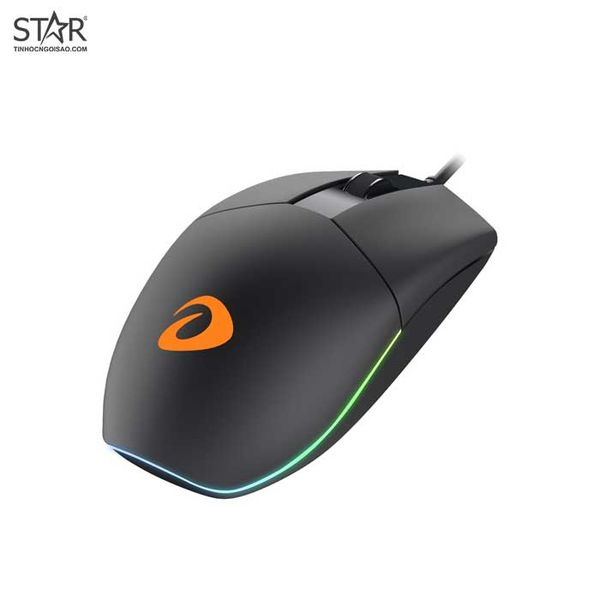  Chuột văn phòng DareU LM130S | Có dây, 1600 DPI, 85g, Đen 