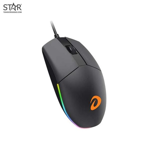  Chuột văn phòng DareU LM130S | Có dây, 1600 DPI, 85g, Đen 