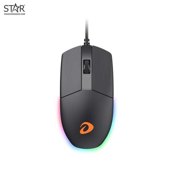  Chuột văn phòng DareU LM130S | Có dây, 1600 DPI, 85g, Đen 