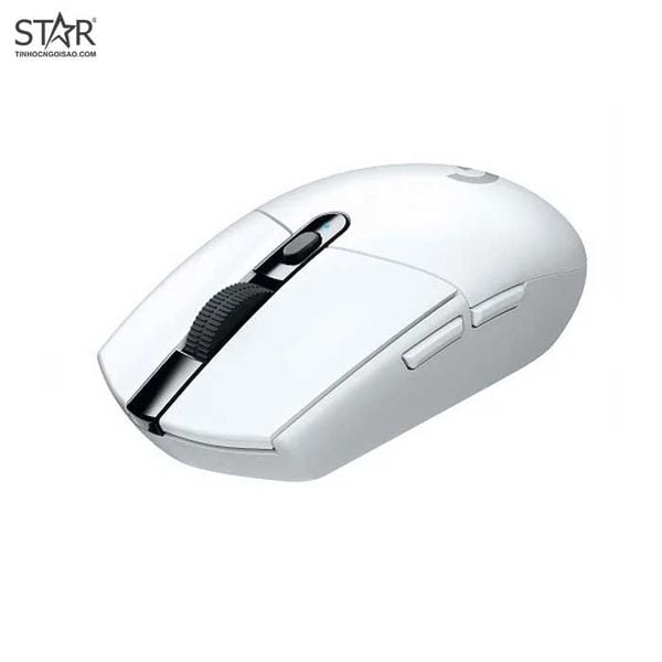  Chuột gaming Logitech G304 Lightspeed | Wireless 2.4Ghz, 12000 DPI, 99g, Trắng 