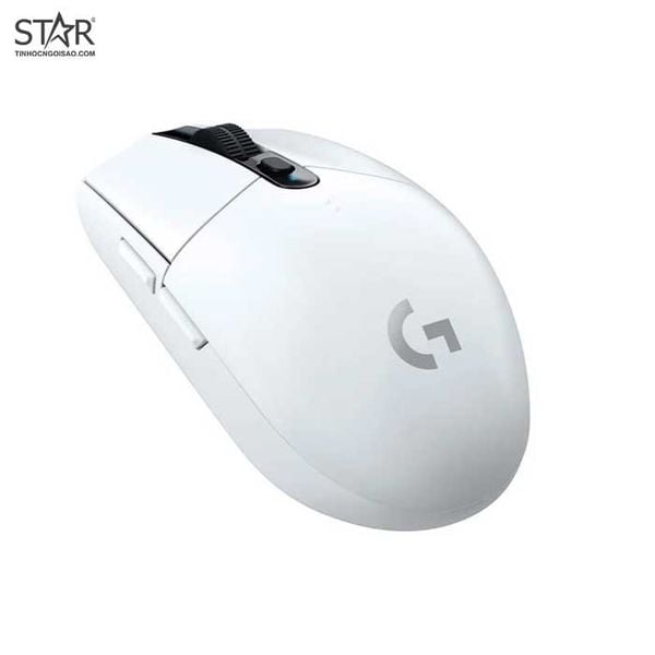  Chuột gaming Logitech G304 Lightspeed | Wireless 2.4Ghz, 12000 DPI, 99g, Trắng 