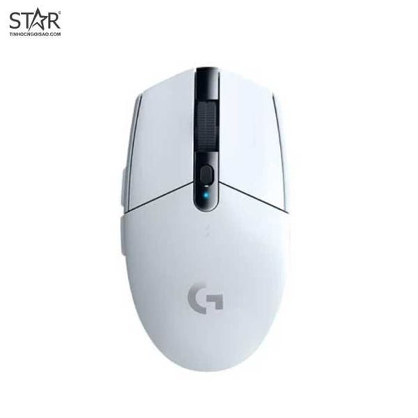 Chuột gaming Logitech G304 Lightspeed | Wireless 2.4Ghz, 12000 DPI, 99g, Trắng 