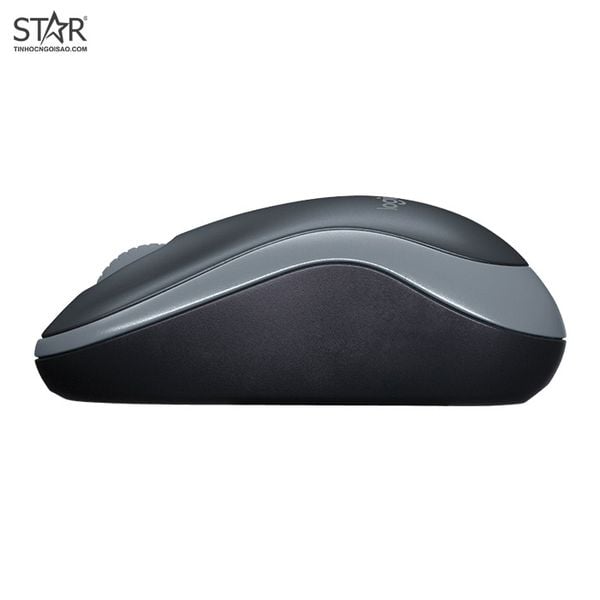  Chuột văn phòng Logitech M185 Optical | Wireless 2.4Ghz, 1000 DPI, 75g, Xám 