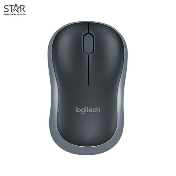  Chuột văn phòng Logitech M185 Optical | Wireless 2.4Ghz, 1000 DPI, 75g, Xám 