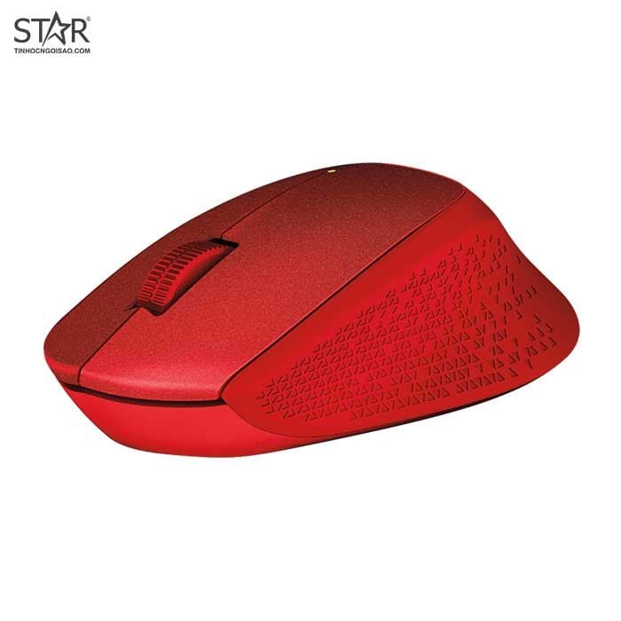 Chuột không dây Logitech M331 Silent (Đỏ)