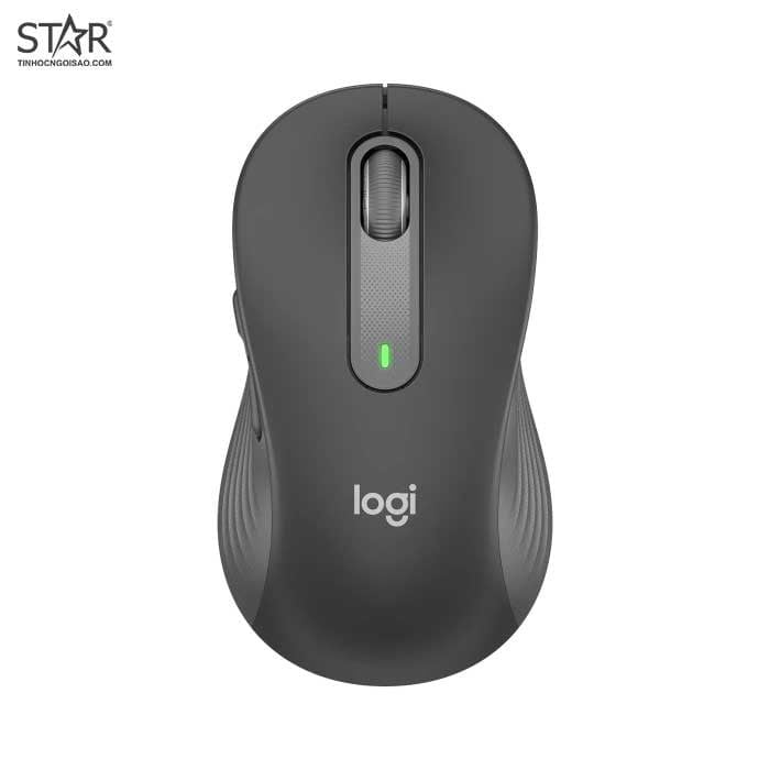 Chuột không dây Logitech Signature M650 | Đen, USB-Wireless, Bluetooth, Size M