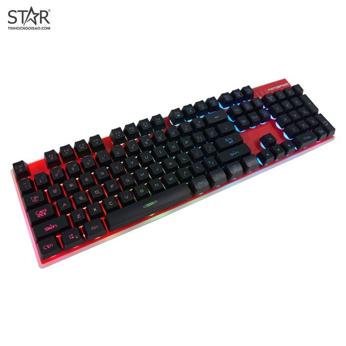 Bàn Phím Giả Cơ Motospeed K11 Led Gaming (Đen Đỏ)