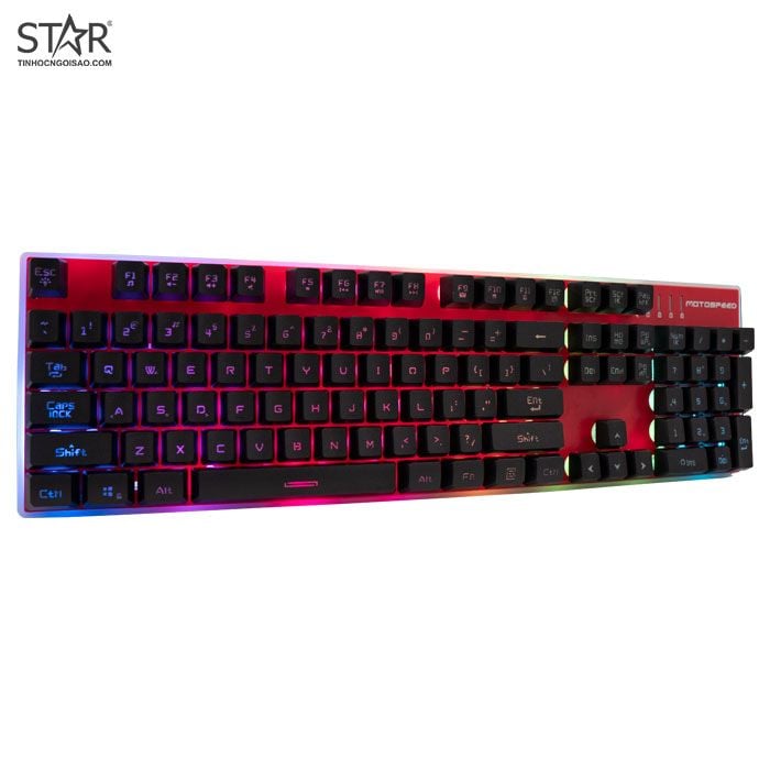 Bàn Phím Giả Cơ Motospeed K11 Led Gaming (Đen Đỏ)