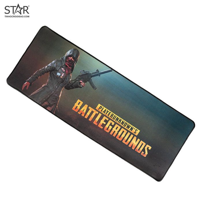 Lót chuột Gaming PUBG (300*800*3mm/ Size lớn/ Trơn/ Có viền)