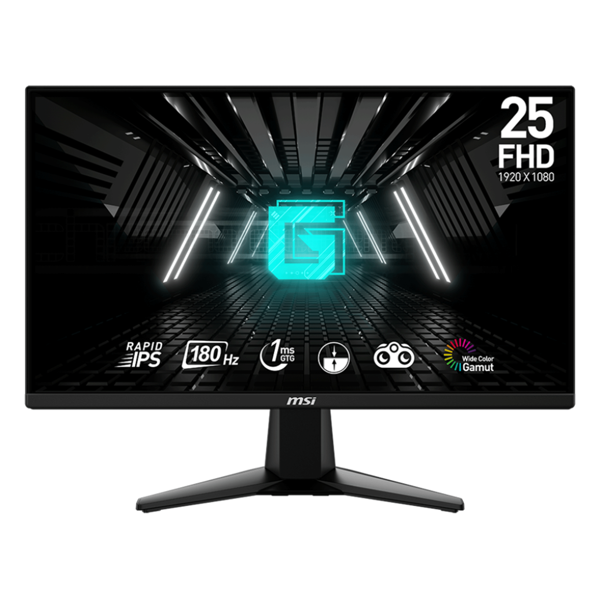 Màn hình Gaming MSI G255F | 24.5 inch, Full HD, IPS, 180Hz, 1ms, phẳng