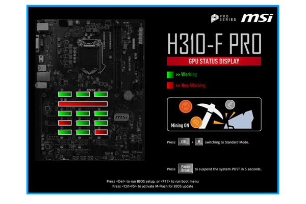 Mainboard MSI H310F Pro QSD –