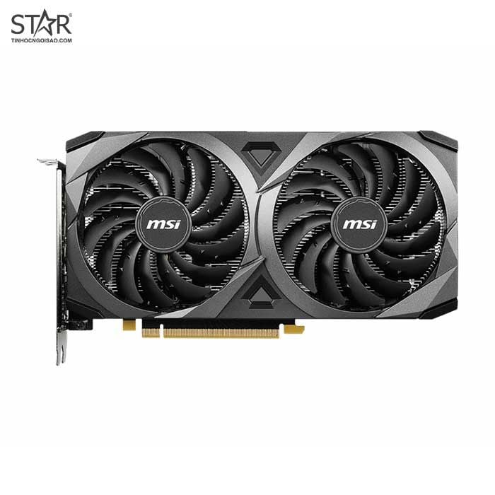 Card màn hình VGA VGA MSI RTX 3060 12GB GDDR6 Ventus 2X OC LHR (GeForce RTX 3060 VENTUS 2X 12GB OC LHR)