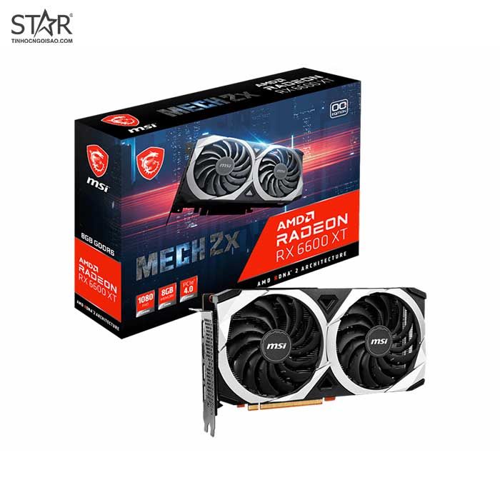 VGA Radeon RX 6600XT 8GB GDDR6 MSI MECH 2X OC (Radeon™ RX 6600 XT MECH 2X 8GB OC)