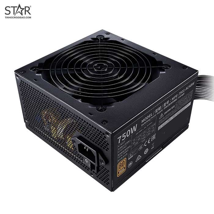 Nguồn Cooler Master 750W MWE 750 V2 230V 80 Plus Bronze (MPE-7501-ACABW-BEU)