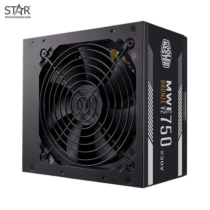 Nguồn Cooler Master 750W MWE 750 V2 230V 80 Plus Bronze (MPE-7501-ACABW-BEU)