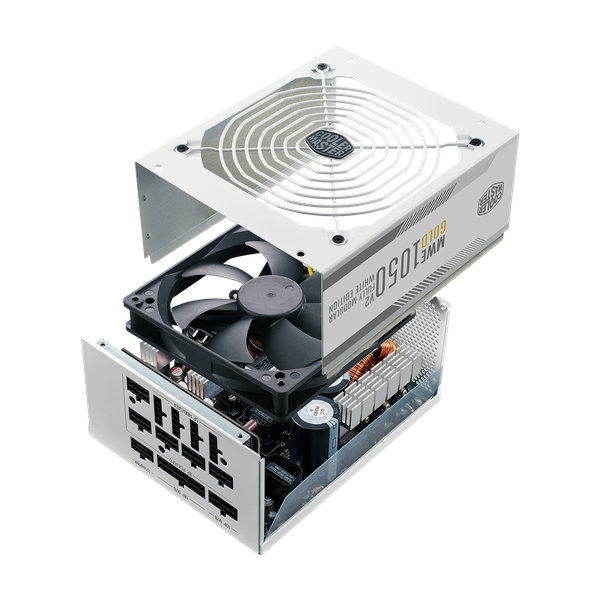  Bộ nguồn Cooler Master MWE GOLD 1050, V2 PCIE5.0 | Full Module,Trắng 