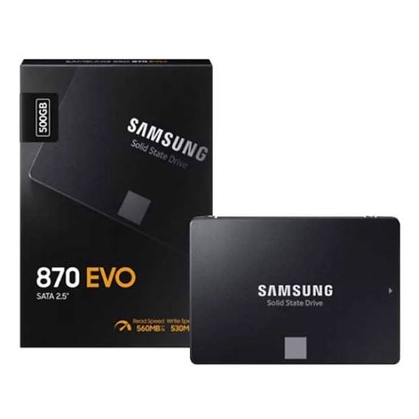  Ổ cứng SSD Samsung 870 EVO 500GB | SATA III, 2.5" (MZ-77E500BW) 