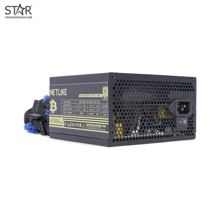 Nguồn Netlike 700W Plus 80 Plus Gold